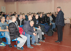 Встреча с призывниками в Новосибирске