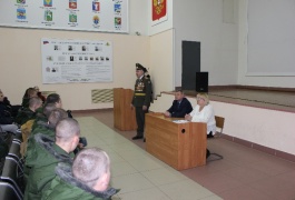 Встреча с призывниками в Красноярске